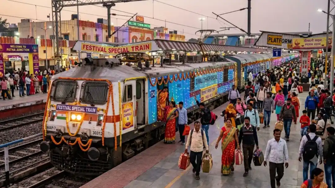 छठ स्पेशल ट्रेनों की खाली सीटों की जानकारी सीधे मोबाइल पर देगी रेलवे छठ स्पेशल ट्रेनों की खाली सीटों की जानकारी सीधे मोबाइल पर देगी रेलवे