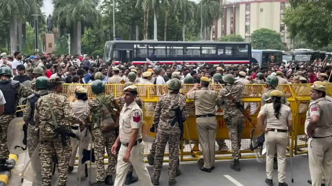 CJP Protest Live Updates :अभिजीत दीपके और मनीष सिसोदिया समेत 500 से ज्यादा हिरासत में