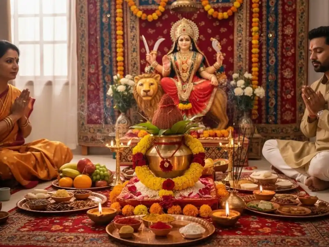 नवरात्रि के पहले दिन कलश स्थापना कब करें? जानें शुभ मुहूर्त और पूजा विधि