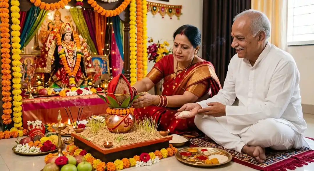 नवरात्रि के पहले दिन कलश स्थापना कब करें? जानें शुभ मुहूर्त और पूजा विधि