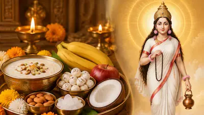 नवरात्रि के नौ दिनों में मां दुर्गा को लगाएं ये पारंपरिक भोग, जानें किस दिन क्या चढ़ाना है शुभ नवरात्रि के नौ दिनों में मां दुर्गा को लगाएं ये पारंपरिक भोग, जानें किस दिन क्या चढ़ाना है शुभ