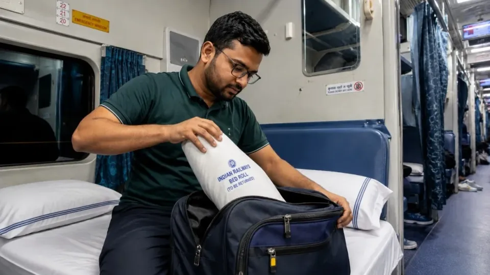 भारतीय रेलवे को लगा 100 करोड़ से अधिक का झटका, एसी ट्रेनों से 4 साल में गायब हुए 1.27 करोड़ बेडरोल सामान