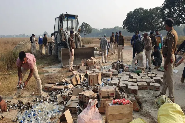 गोपालगंज में 7,500 लीटर अवैध शराब नष्ट, बिहार उत्पाद अधिनियम के तहत बड़ी प्रशासनिक कार्रवाई