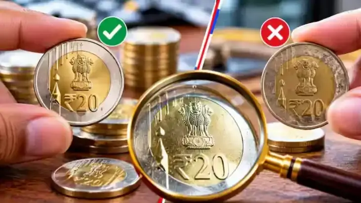 “₹20 के नकली सिक्कों का बड़ा खेल”,70 करोड़ की जालसाजी “₹20 के नकली सिक्कों का बड़ा खेल”,70 करोड़ की जालसाजी